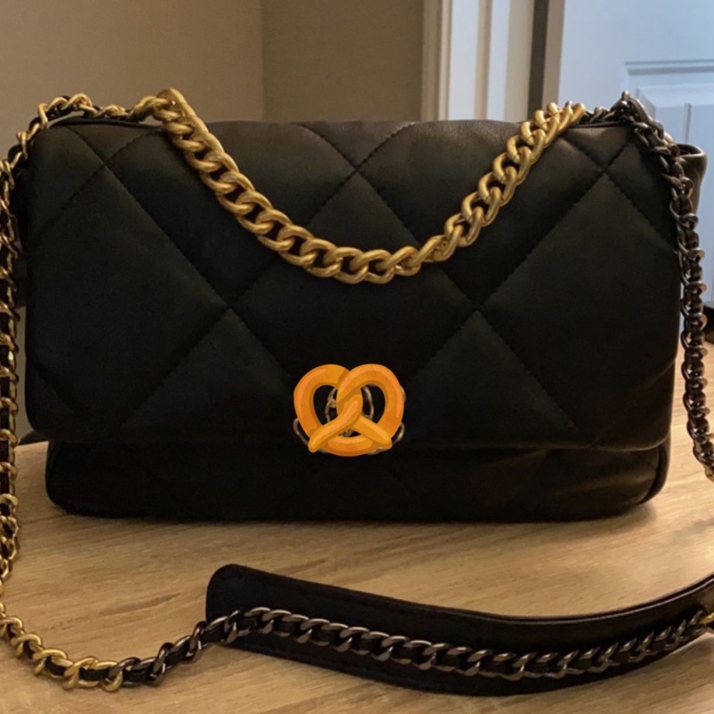 Inspired quilted bag C C bag 19